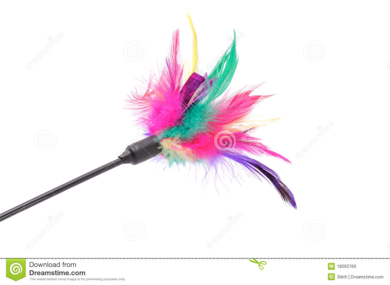 Royalty Free Stock Images  Feathered Pole Cat Toy