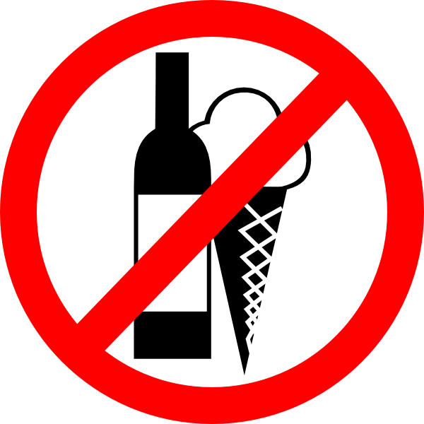 Sign No Food Or Drink Clip Art