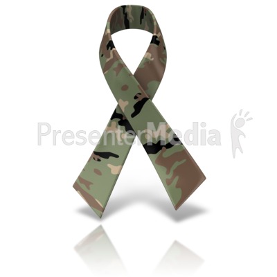 Army Camo Awareness Ribbon   Signs And Symbols   Great Clipart For    