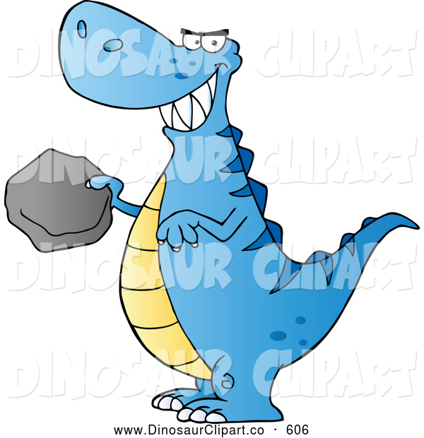 Blue Dinosaur Clip Art