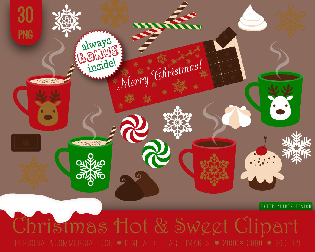 Christmas Hot Cocoa Clipart Christmas Hot And Sweet Clipart Xmas Hot