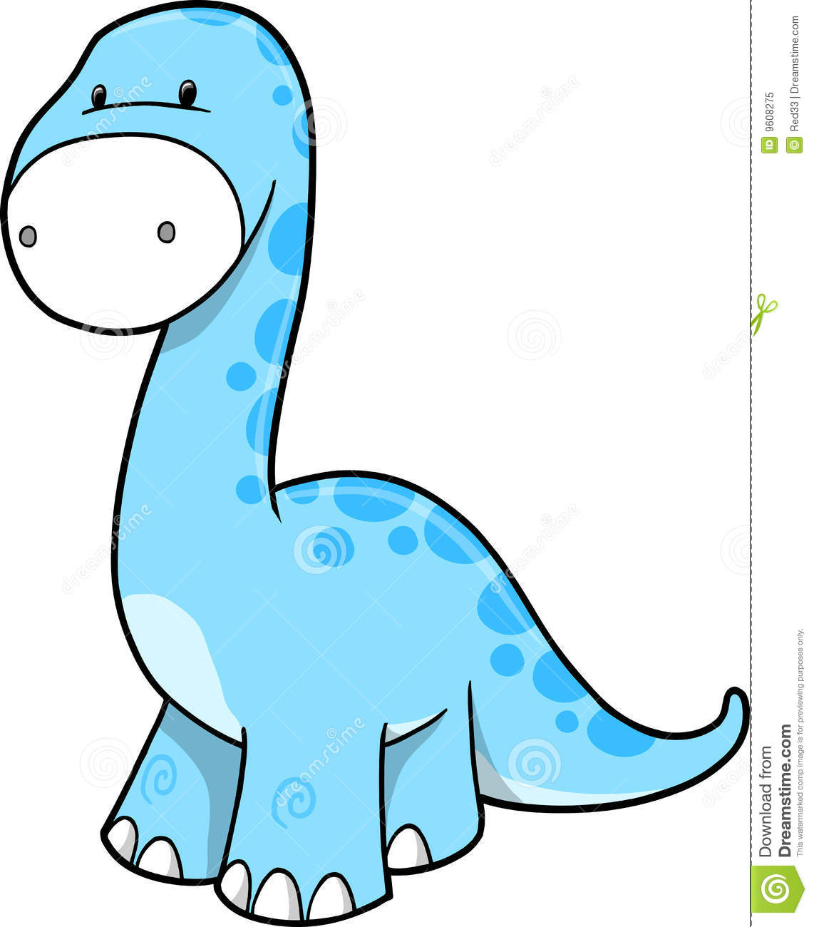 Cute Dinosaur Vector Illustration Royalty Free Stock Photo   Image