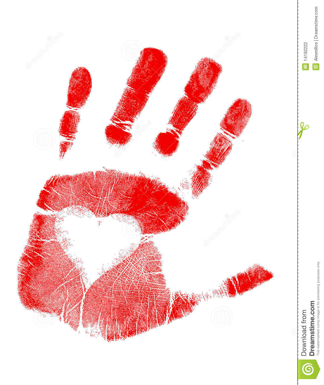 Displaying 18  Images For   Handprint Heart Clipart   
