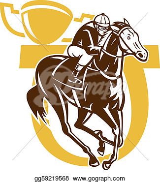 Horse Racing Track Clip Art Horse Race Jockey Racing