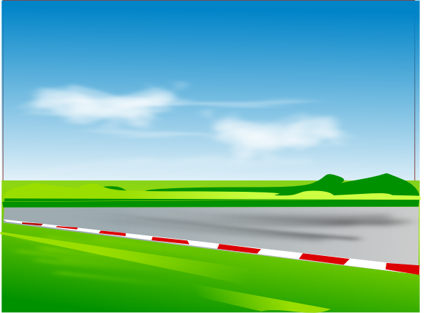 Race Track Clip Art At Clker Com   Vector Clip Art Online Royalty