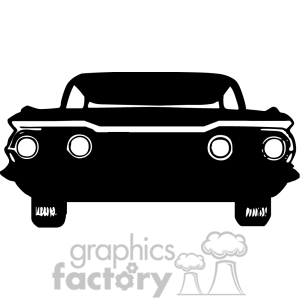 Royalty Free Old Chevy Impala Clipart Image Picture Art   374007
