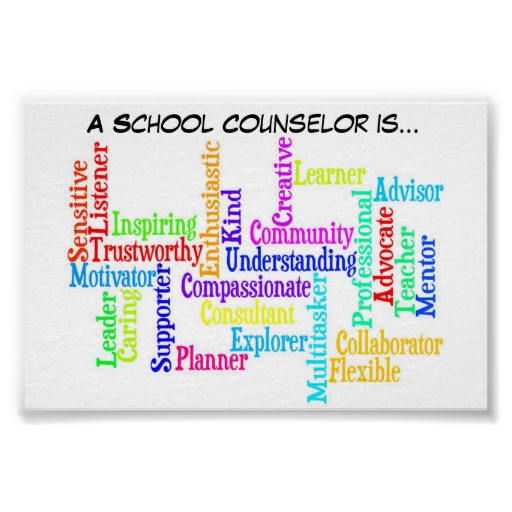 School Counselor Is   Poster