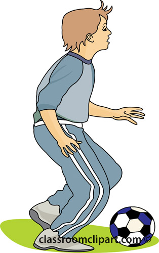 Soccer Clipart   Boy Playing Soccer 0509   Classroom Clipart