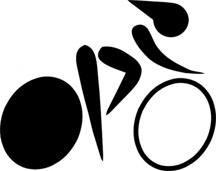 Vector   Sports   Olympic Sports Cycling Track Pictogram Clip Art