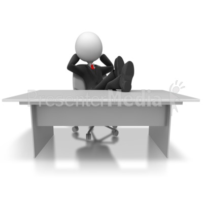 Businessman Relax Desk   Business And Finance   Great Clipart For