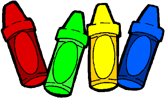 Cartoon Crayons With Faces Crayons   Online Coloring Book