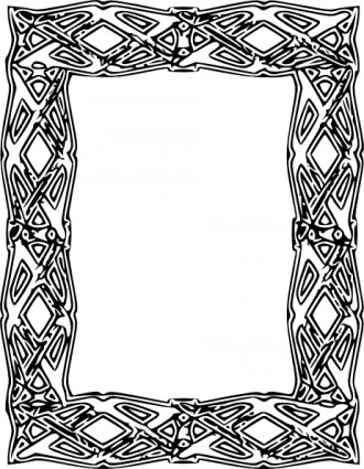 Clipart Flower Outline  Frame Outline Clip Art