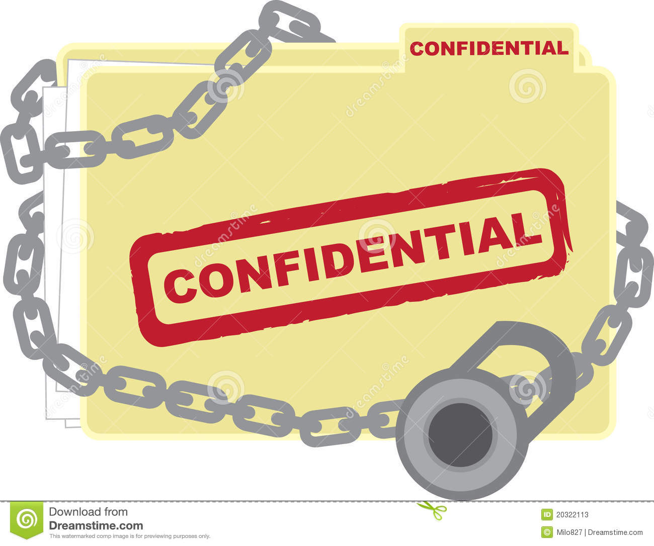 Confidential Folder Stock Photos   Image  20322113