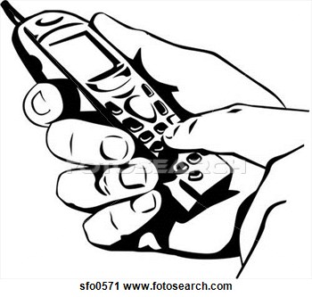 Dialing A Phone Clipart   Free Clip Art Images
