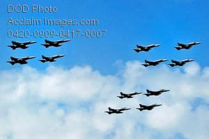 Free Public Domain Picture  Jets From The Carrier Air Wing 8 Group
