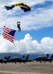 Free Public Domain Picture  U S  Navy Parachute Demonstration Team