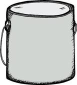 Paint Can Clip Art Blank Paint Can   Clipart