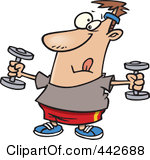 Royalty Free Weight Lifting Illustrations By Ron Leishman  1
