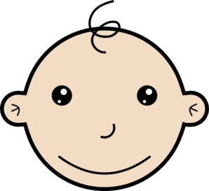 Smiling Baby Clip Art At Clker Com   Vector Clip Art Online Royalty