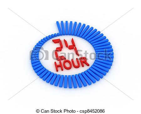Stock Illustration Of Support Seven Days A Week 24 Hours If Require
