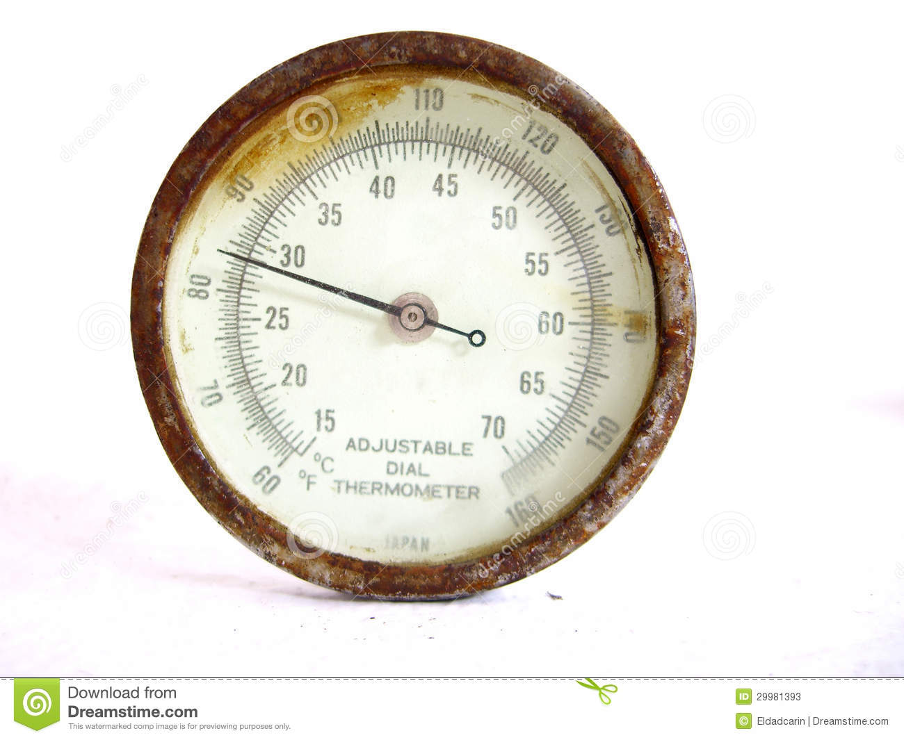 Adjustable Dial Thermometer Stock Photos   Image  29981393