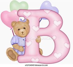 Bears With Letters On Pinterest   Teddy Bears Clip Art And Vector