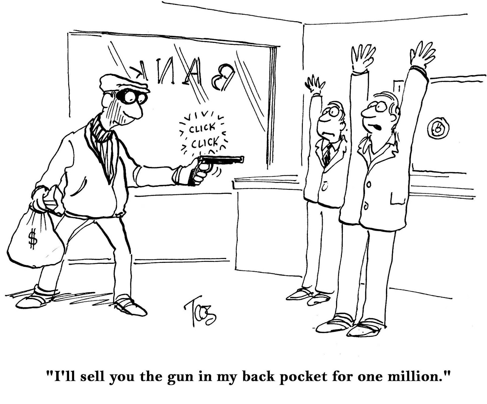 Cartoon Bank Robber In My Last Post I Wrote About