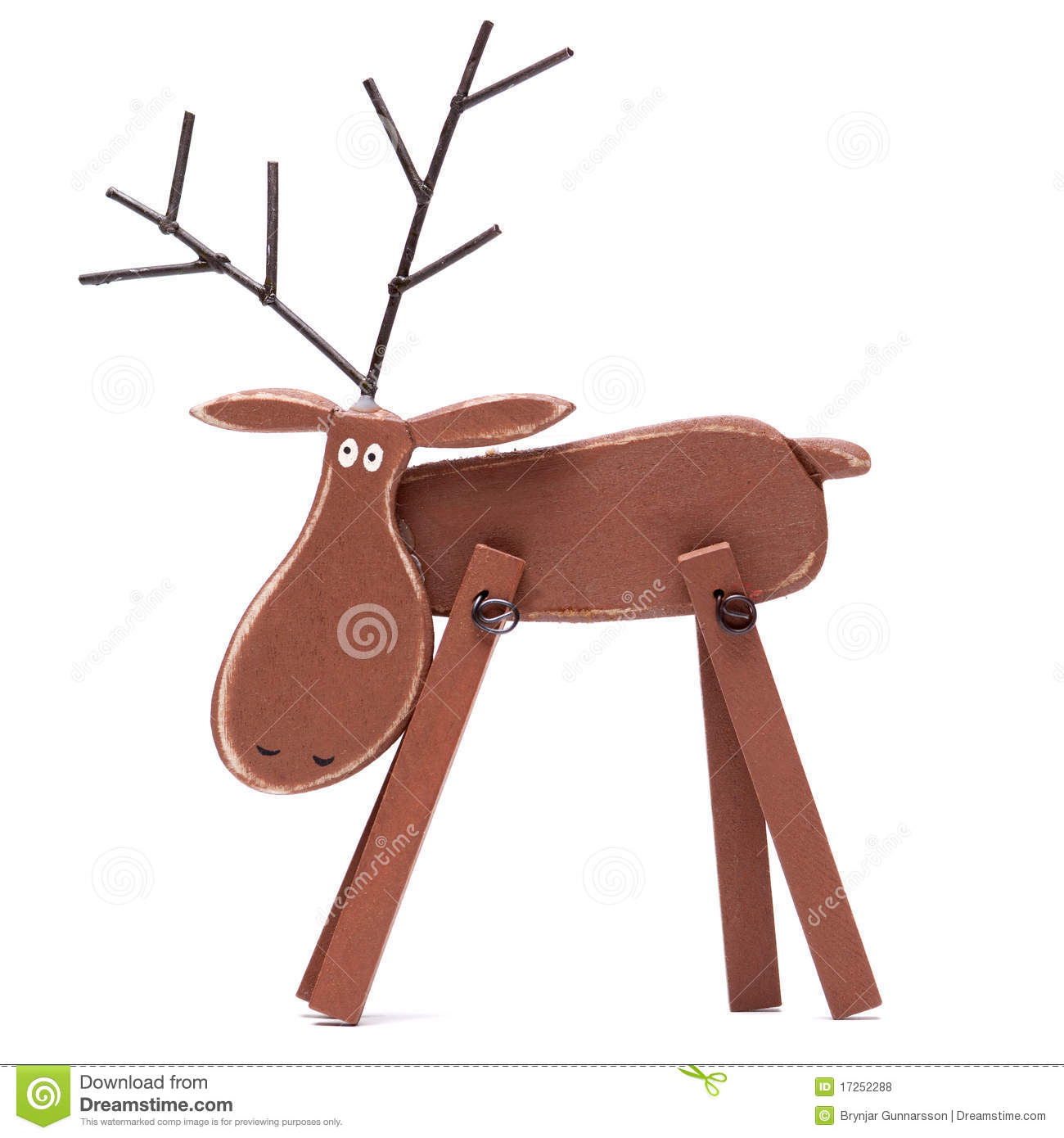 Christmas Moose Clipart Christmas Moose On White