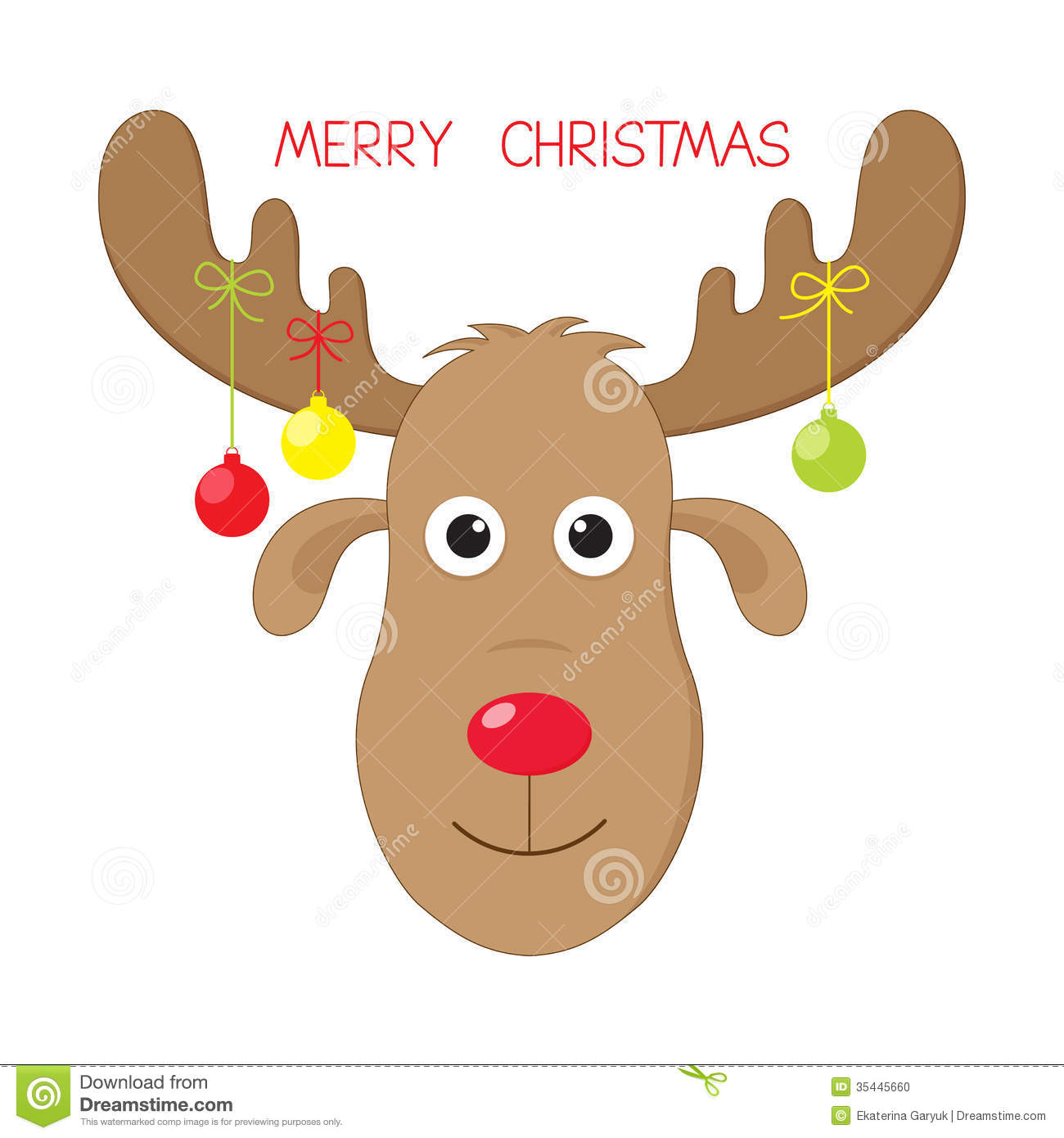 Christmas Moose Stock Photo   Image  35445660