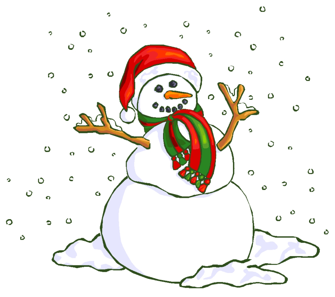 Country Snowman Family Clipart In The Run Up To Christmas