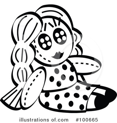 Doll Clipart  100665 By Andy Nortnik   Royalty Free  Rf  Stock