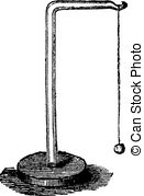 Electric Pendulum Vintage Engraving   Electric Pendulum