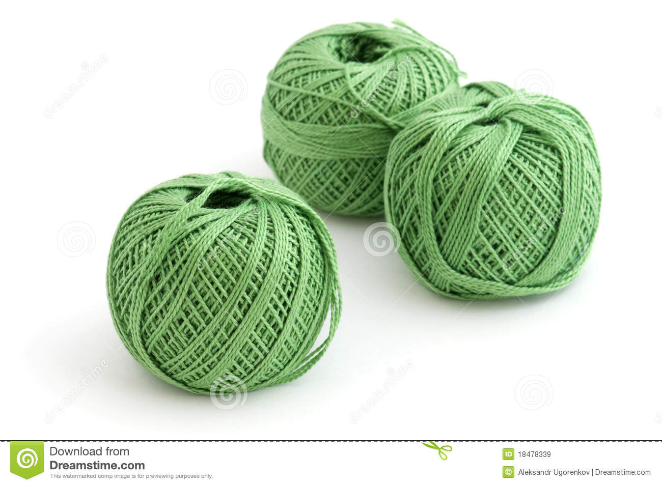 Green Yarn Ball Royalty Free Stock Images   Image  18478339