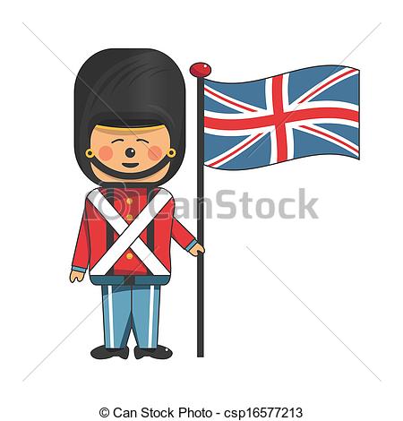 Happy Soldier In Red Uniform Holding    Csp16577213   Search Clipart
