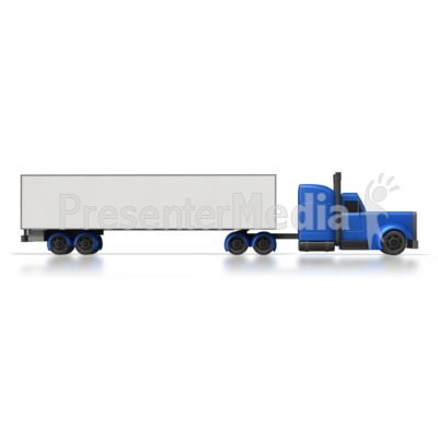 Images Truck Clipart  35021 By Dennis Semi Truck Side  This Clip Art