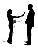Interview   Royalty Free Clip Art