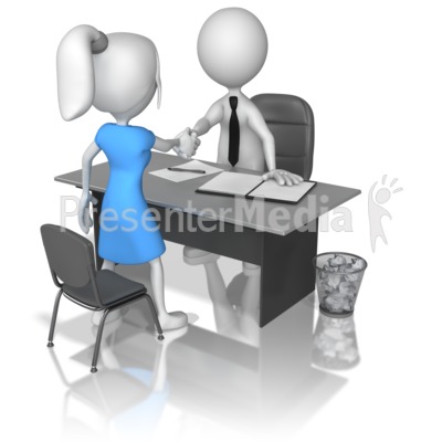Interview Woman Hand Shake   Presentation Clipart   Great Clipart