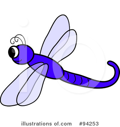 Purple Dragonfly Clipart  Rf  Dragonfly Clipart