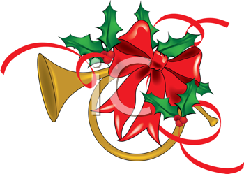 Royalty Free Christmas Bow Clipart