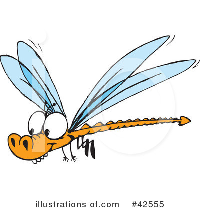 Royalty Free  Rf  Dragonfly Clipart Illustration By Dennis Holmes