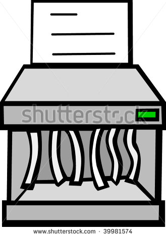 Shred Clipart Paper Shredding Machine
