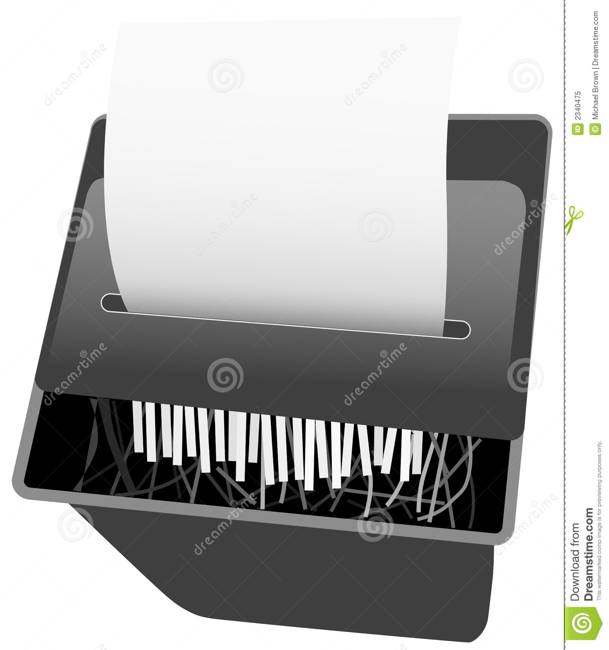 Shred Paper Security Paper Shredder Royalty Free Stock Photo   Image