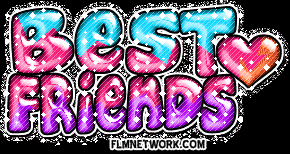 Best Friends   Colored Heart Glittering Clip Art Glitters Glitterized