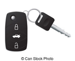 Car Key Vector Clipart Eps Images  1530 Car Key Clip Art Vector
