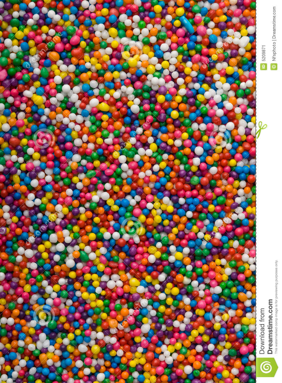 Colorful Sprinkles Jimmies For Cake Decoration Stock Image   Image