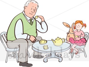 Grandpa Tea Party Clipart   Fathers Day Clipart   Backgrounds