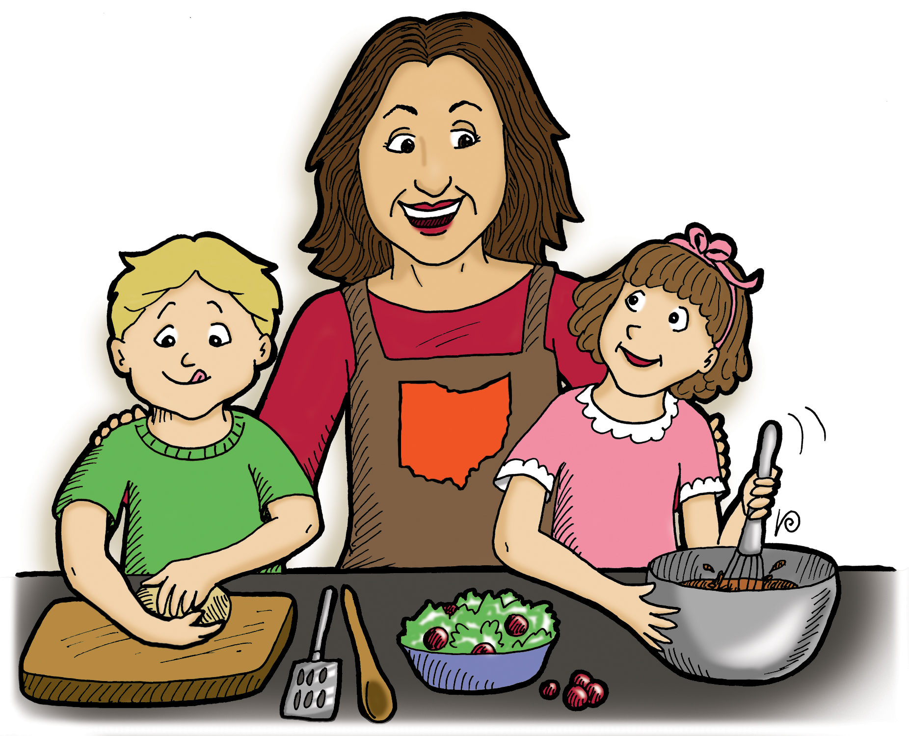 Images For   Children Helping Parents At Home Clipart
