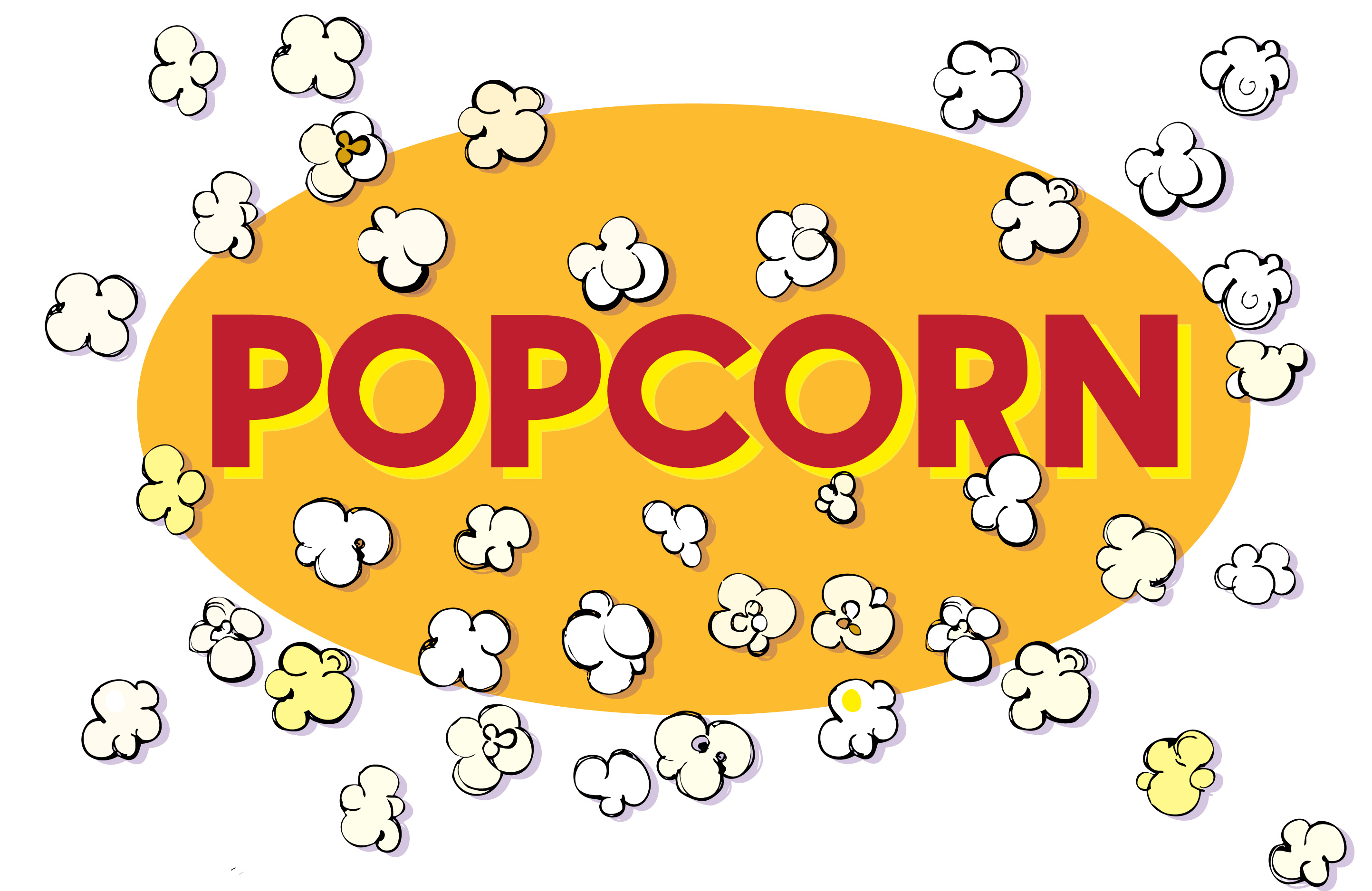 Popcorn Popping Clipart