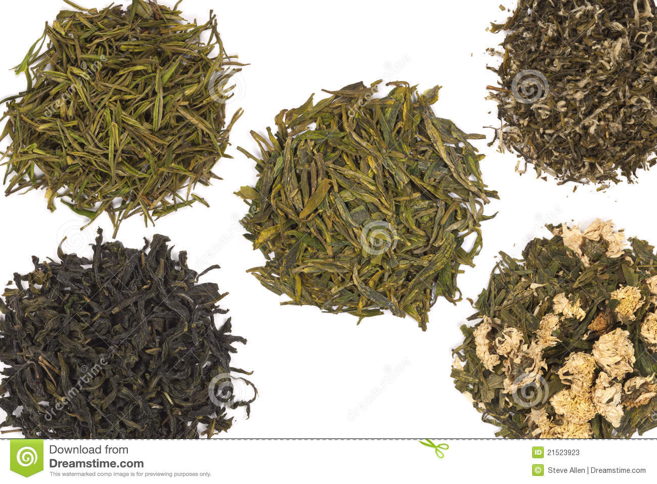Range Of Chinese Green Tea   They Are  L To R   Anji Bai Cha Dragon