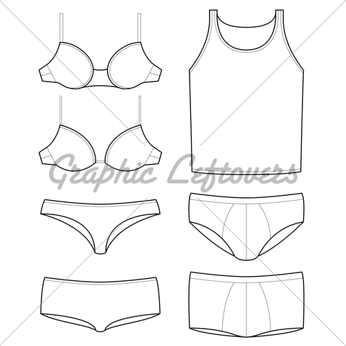 Underwear Templates   Gl Stock Images